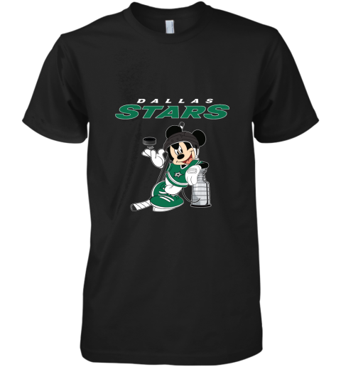 Mickey Dallas Stars With The Stanley Cup Hockey NHL Premium Men's T-Shirt