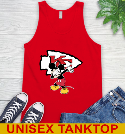 Kansas City Chiefs NFL Football Dabbing Mickey Disney Sports Tank Top 6