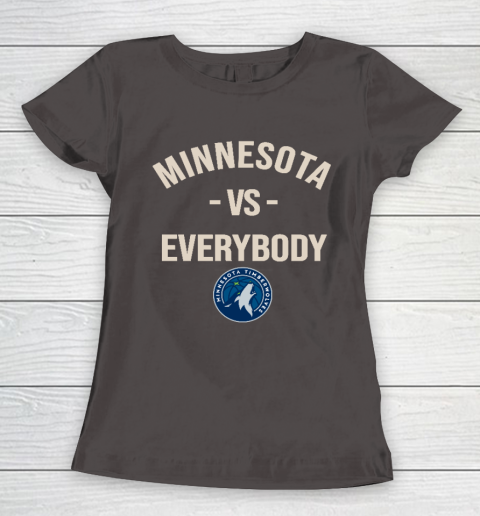 Minnesota Timberwolves Vs Everybody Women's T-Shirt 7