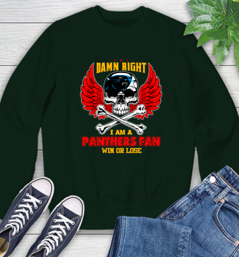 NFL Damn Right I Am A New York Jets Win Or Lose Skull Football Sports (2) Sweatshirt 12