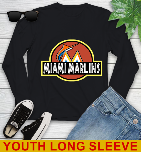 MLB Miami Marlins Jurassic Park Dinosaur Movie Baseball Sports 123