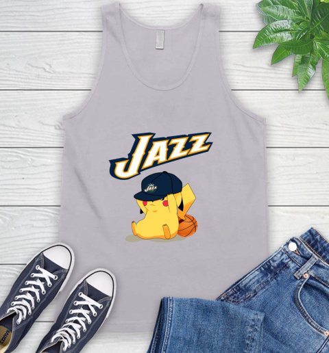 NBA Pikachu Basketball Sports Utah Jazz Tank Top 4