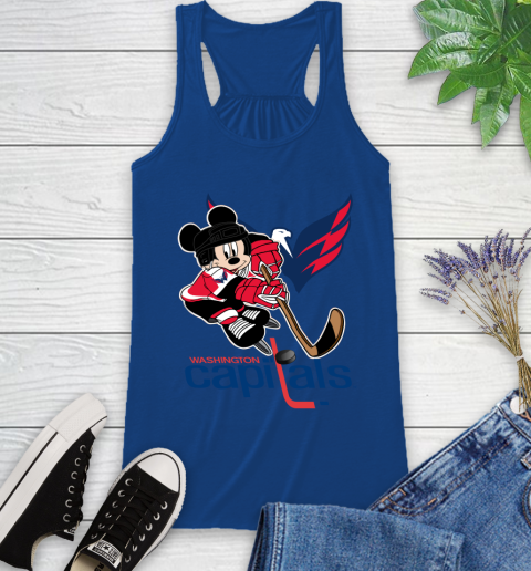 NHL Washington Capitals Mickey Mouse Disney Hockey T Shirt Racerback Tank 9