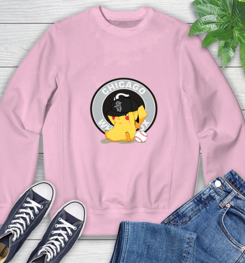 MLB Pikachu Baseball Sports Chicago White Sox Sweatshirt 9