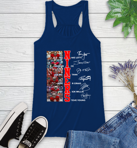 Niners Player Name And Signature San Francisco 49ers Shirts 42