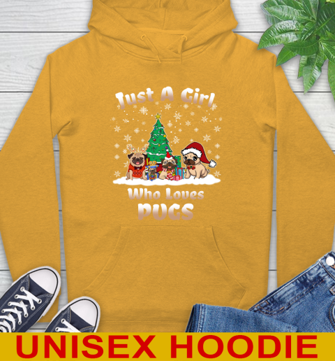Christmas Just a girl who love pugs dog pet lover 14