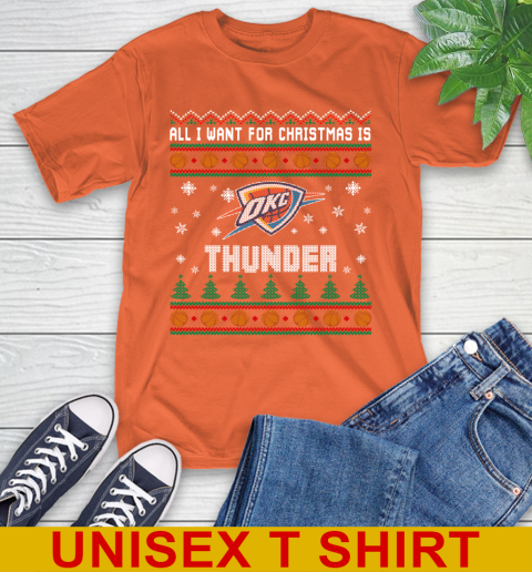 NBA Basketball All I Want For Christmas Is Oklahoma City Thunder 4