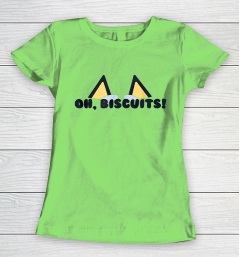 Blueys Oh Biscuits Mums Dad Cartoon Mothers Women's T-Shirt 5