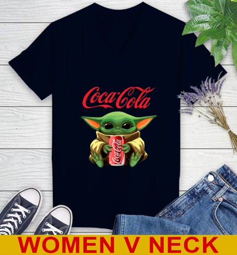 Star Wars Baby Yoda Hugs Coca Cola Soft Drink Shirt 79