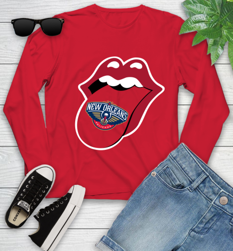New Orleans Pelicans NBA Basketball Lips I Root For My Team Adoring Fan 135