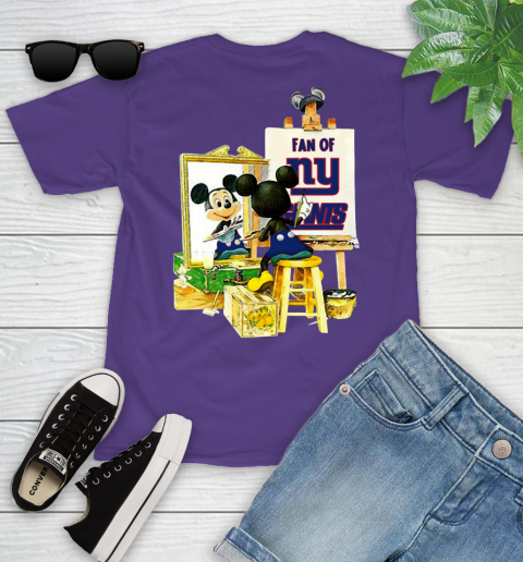 NFL Football New York Giants Mickey Drawing Shirt 96