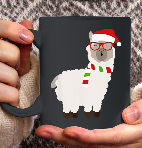 Fa La La Llama Shirt Cute Alpaca Ugly Christmas Ceramic Mug 11oz