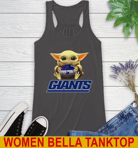 NFL Football New York Giants Baby Yoda Star Wars Shirt Racerback Tank 12