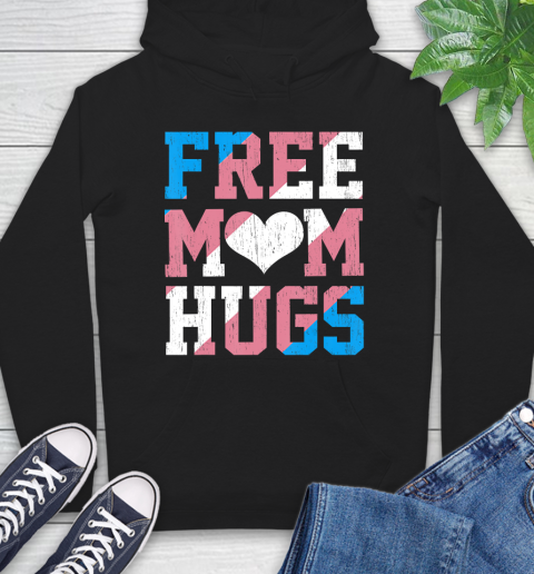 Nurse Shirt Vintage Free Mom Hugs Transgender Heart LGBT Pride Month T Shirt Hoodie