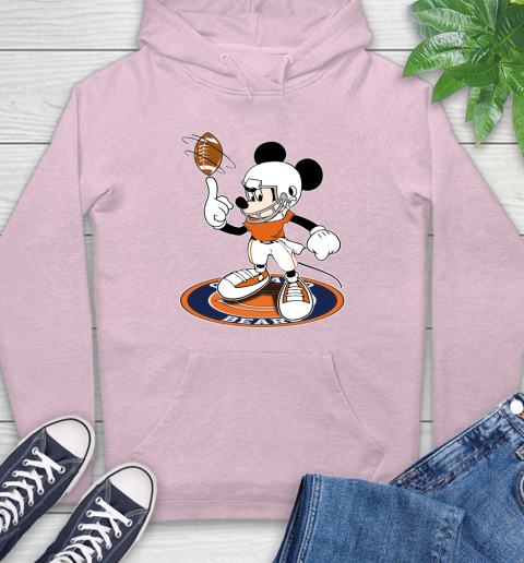 NFL Football Chicago Bears Cheerful Mickey Disney Shirt Hoodie 10