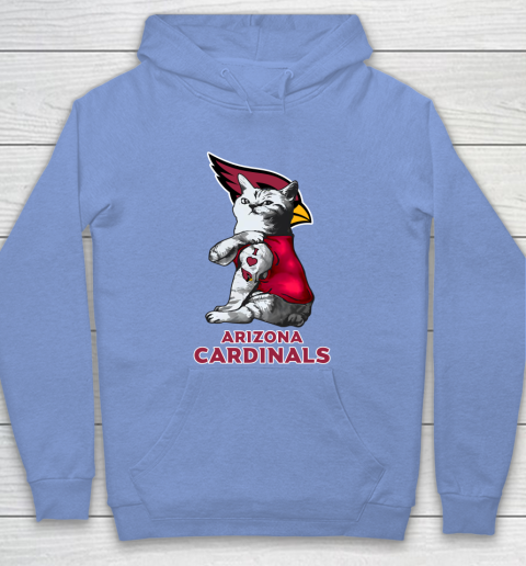 NFL Football My Cat Loves Arizona Cardinals Hoodie 8