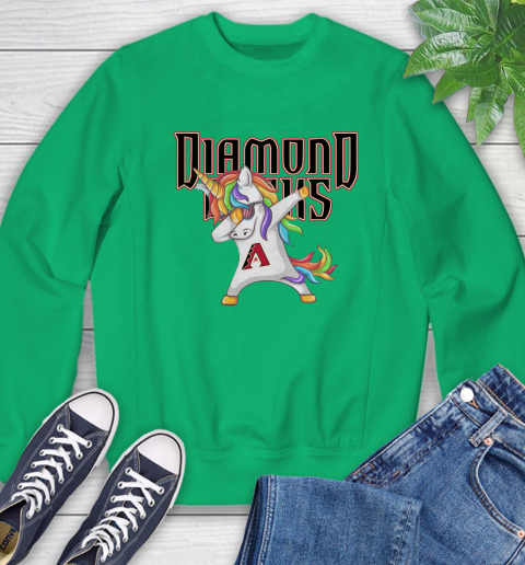 Arizona Diamondbacks MLB Baseball Funny Unicorn Dabbing Sports Sweatshirt 6