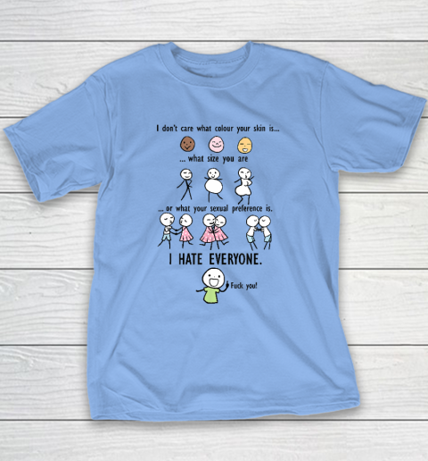 I Hate Everyone Youth T-Shirt 8