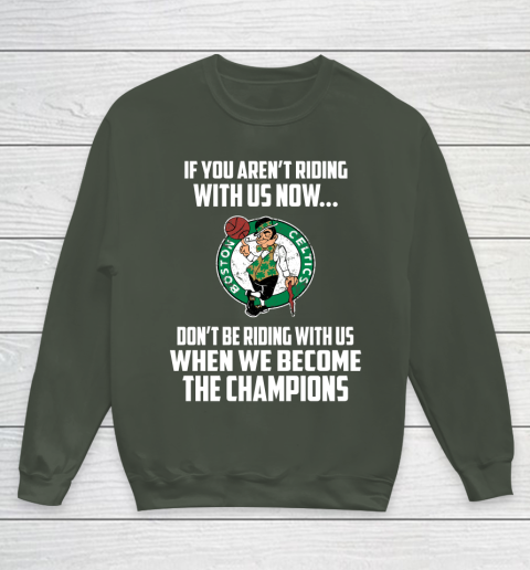 NBA Boston Celtics Basketball We Become The Champions Youth Sweatshirt 9 NBA Boston Celtics Basketball We Become The Champions Youth Sweatshirt - Image 9