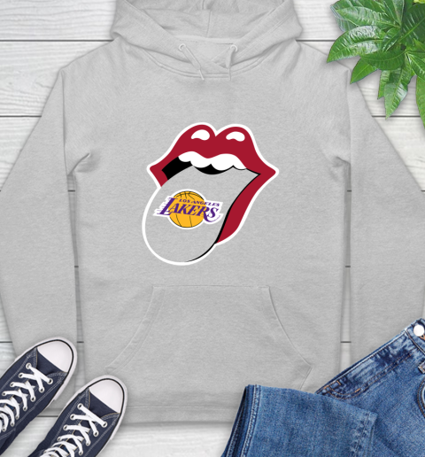 Los Angeles Lakers NBA Basketball Lips I Root For My Team Adoring Fan 18
