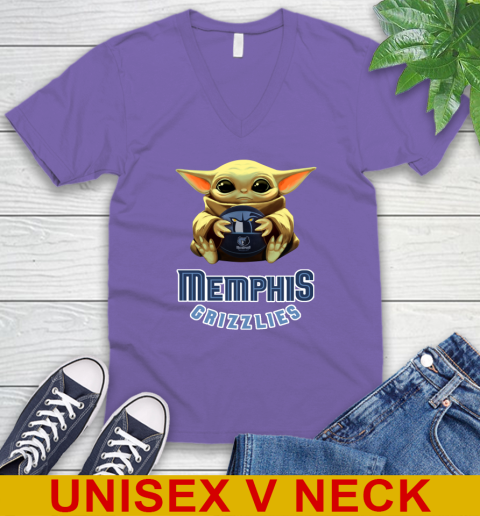 NBA Basketball Memphis Grizzlies Star Wars Baby Yoda Shirt 57