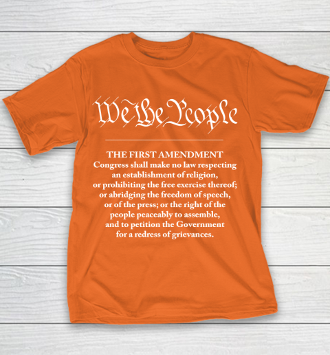 We The People  First Amendment Youth T-Shirt 4