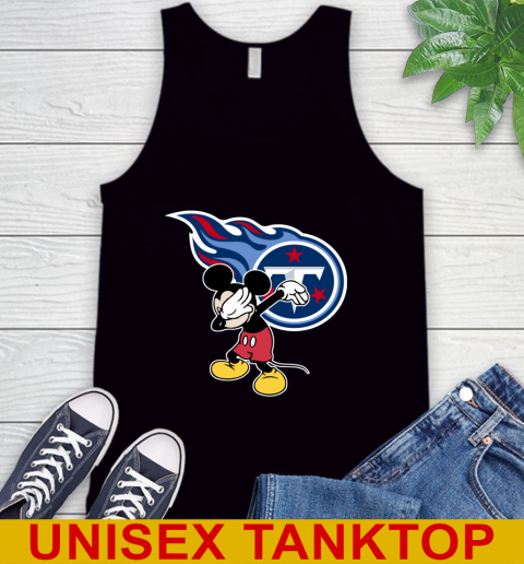 Tennessee Titans NFL Football Dabbing Mickey Disney Sports Tank Top 2