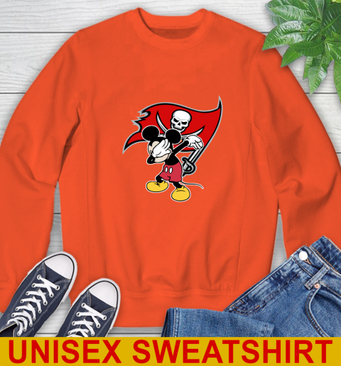 Tampa Bay Buccaneers NFL Football Dabbing Mickey Disney Sports Sweatshirt 4