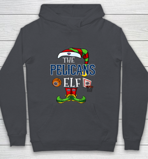 New Orleans Pelicans Christmas ELF Funny NBA Youth Hoodie 5