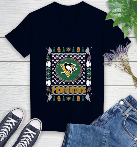 Pittsburgh Penguins Merry Christmas NHL Hockey Loyal Fan Ugly Shirt 75
