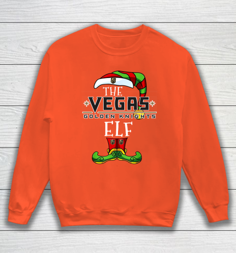 Vegas Golden Knights Christmas ELF Funny NHL Sweatshirt 3