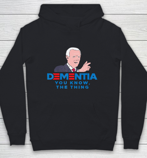 Anti Biden Dementia You Know Funny President Youth Hoodie