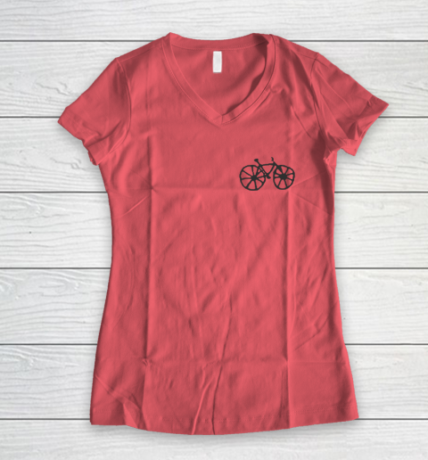 UMANO BICYCLE Women's V-Neck T-Shirt - Image 4