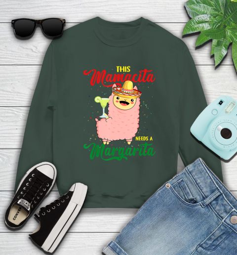 Nurse Shirt This Mamacita needs a Margarita Llama T Shirt Sweatshirt 12