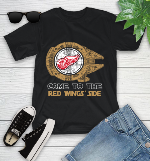 NHL Come To The Detroit Red Wings Wars Hockey Sports Youth T-Shirt