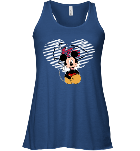 NFL Kansas City Chiefs The Heart Mickey Mouse Disney Football T Shirt XNkpE8mrtFu flowy tank 32 95 151514 front true royal