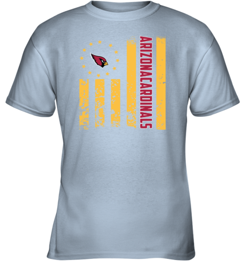 Arizona Cardinals NFL Football American Flag Youth T-Shirt