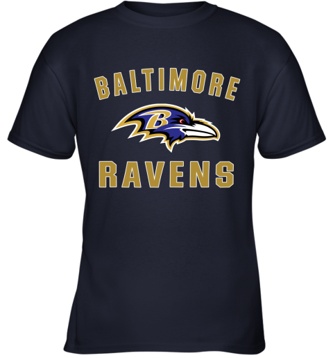 Men_s Baltimore Ravens NFL Pro Line by Fanatics Branded Gray Victory Arch T Shirt Youth T-Shirt
