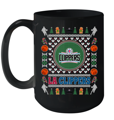 LA Clippers Merry Christmas NBA Basketball Loyal Fan Ceramic Mug 15oz