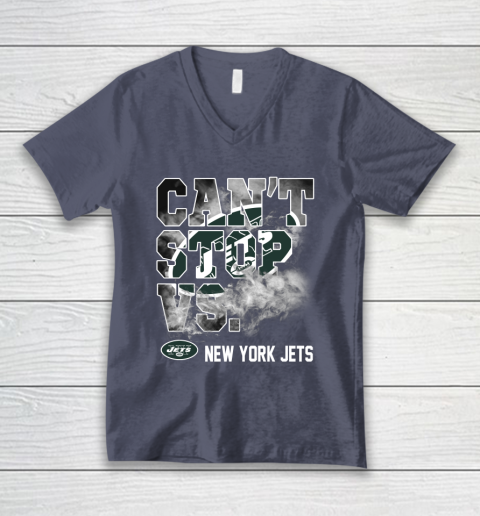 NFL New York Jets Can't Stop Vs V-Neck T-Shirt 7