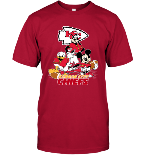 Mickey Mouse And Friends Kansas City Chiefs Unisex T-Shirt - Teeruto