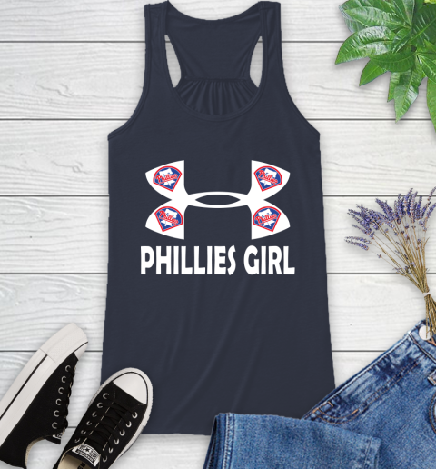 MLB Philadelphia Phillies Under Armour Baseball Sports Racerback Tank 10