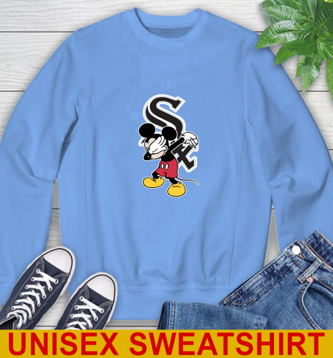 Chicago White Sox MLB Baseball Dabbing Mickey Disney Sports Sweatshirt 11
