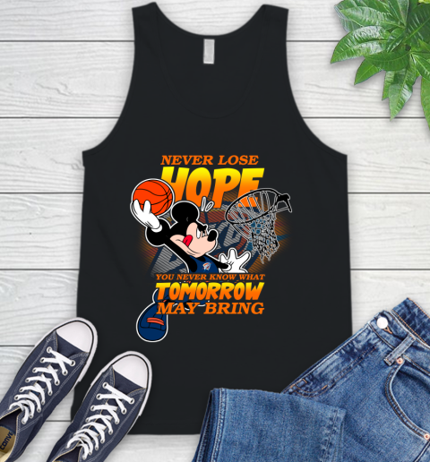 Oklahoma City Thunder NBA Basketball Mickey Disney Never Lose Hope Tank Top