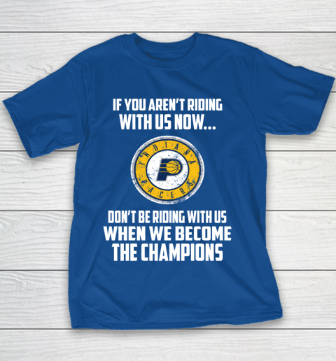 NBA Indiana Pacers Basketball We Become The Champions Youth T-Shirt 6