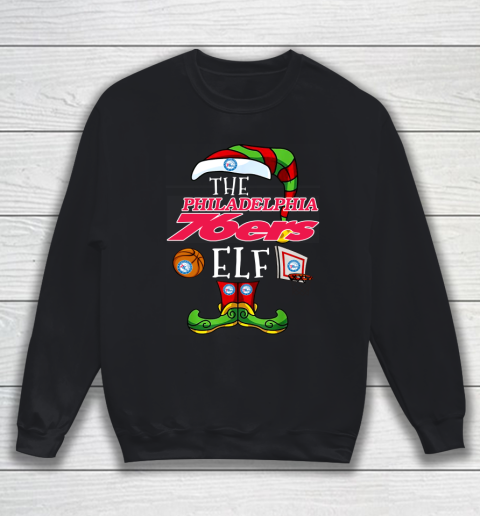 Philadelphia 76ers Christmas ELF Funny NBA Sweatshirt