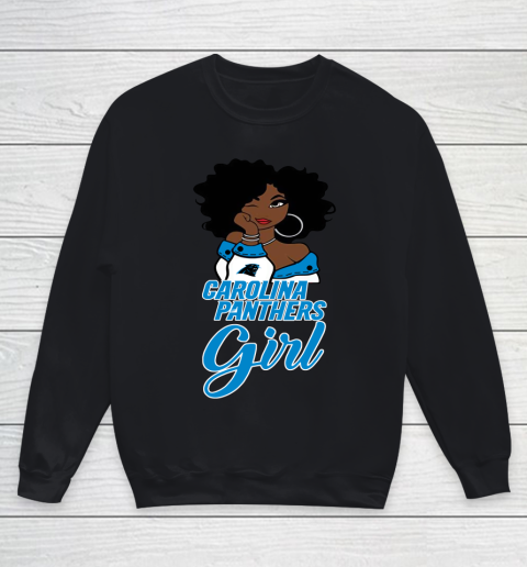 Carolina Panthers Girl NFL Youth Sweatshirt