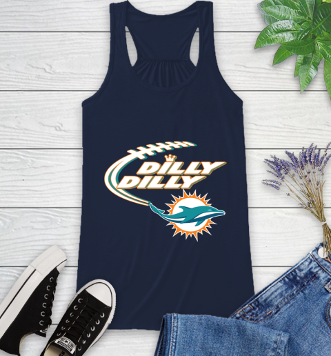 NFL Miami Dolphins Dilly Dilly Football Sports Racerback Tank 12