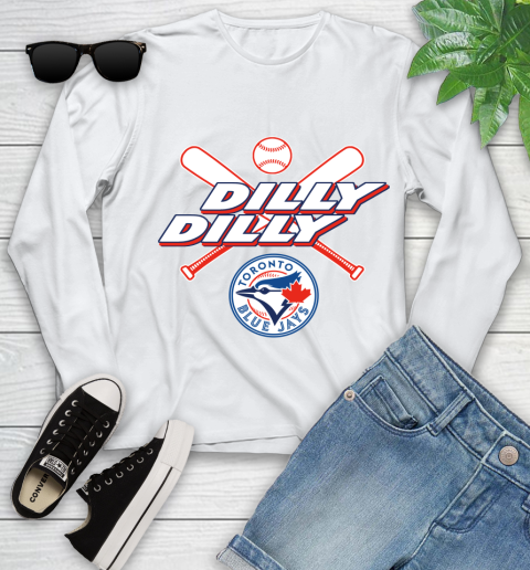 MLB Toronto Blue Jays Dilly Dilly Baseball Sports Youth Long Sleeve