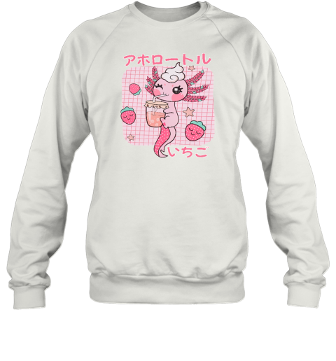 Michelle Otter Strawberry Axolotl Sweatshirt